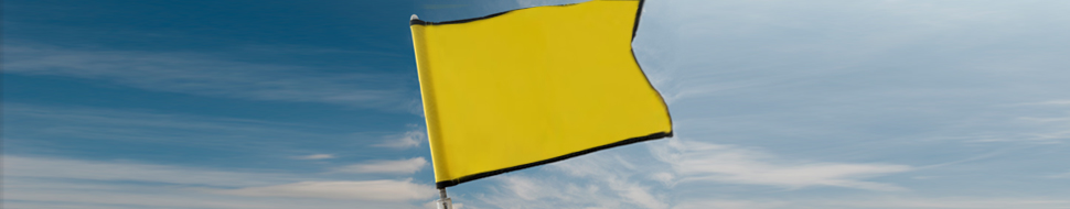 Yellow Caution Flag