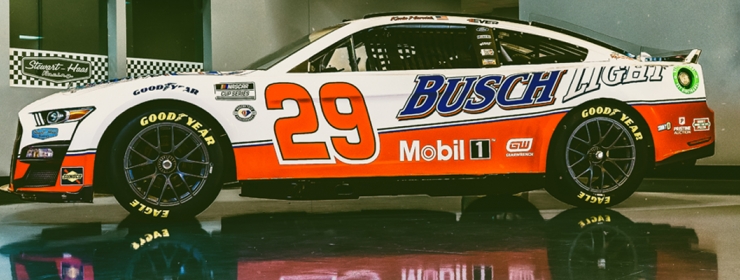 One More Time in the 29 Kevin Harvick